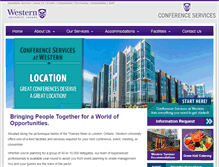 Tablet Screenshot of meetatwestern.ca